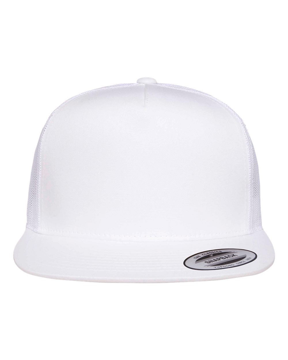Classic Five-Panel Trucker Cap – 6006 – White