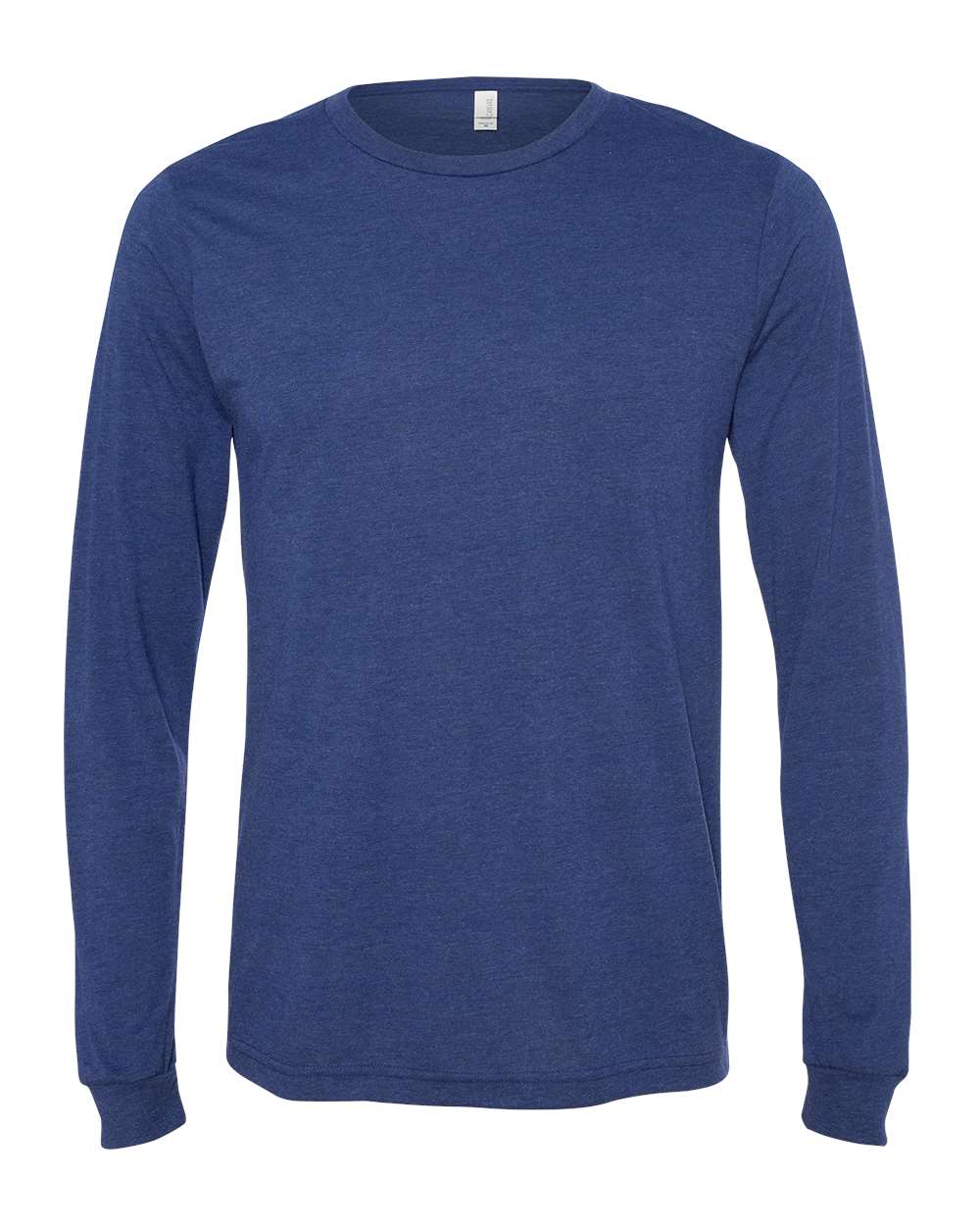 Unisex Triblend Long Sleeve Tee – 3513 – Navy Triblend
