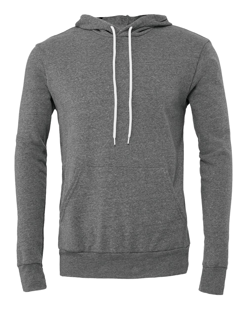 Unisex Sponge Fleece Hoodie Sweatshirt – 3719 – Deep Heather