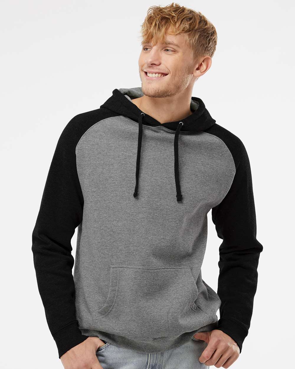 Unisex Raglan Hooded Sweatshirt – IND40RP