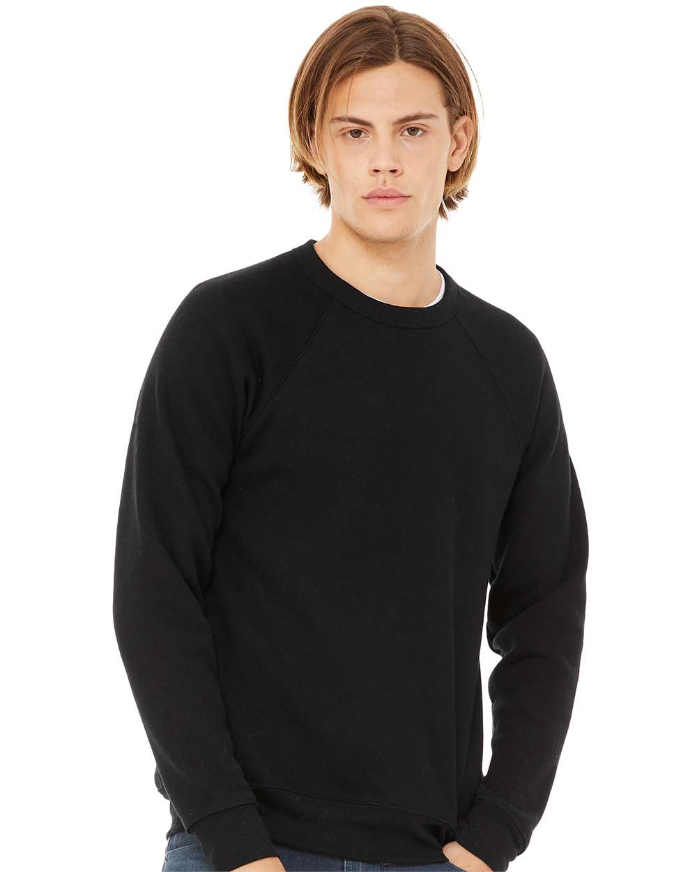 Unisex Sponge Fleece Raglan Crewneck Sweatshirt – 3901