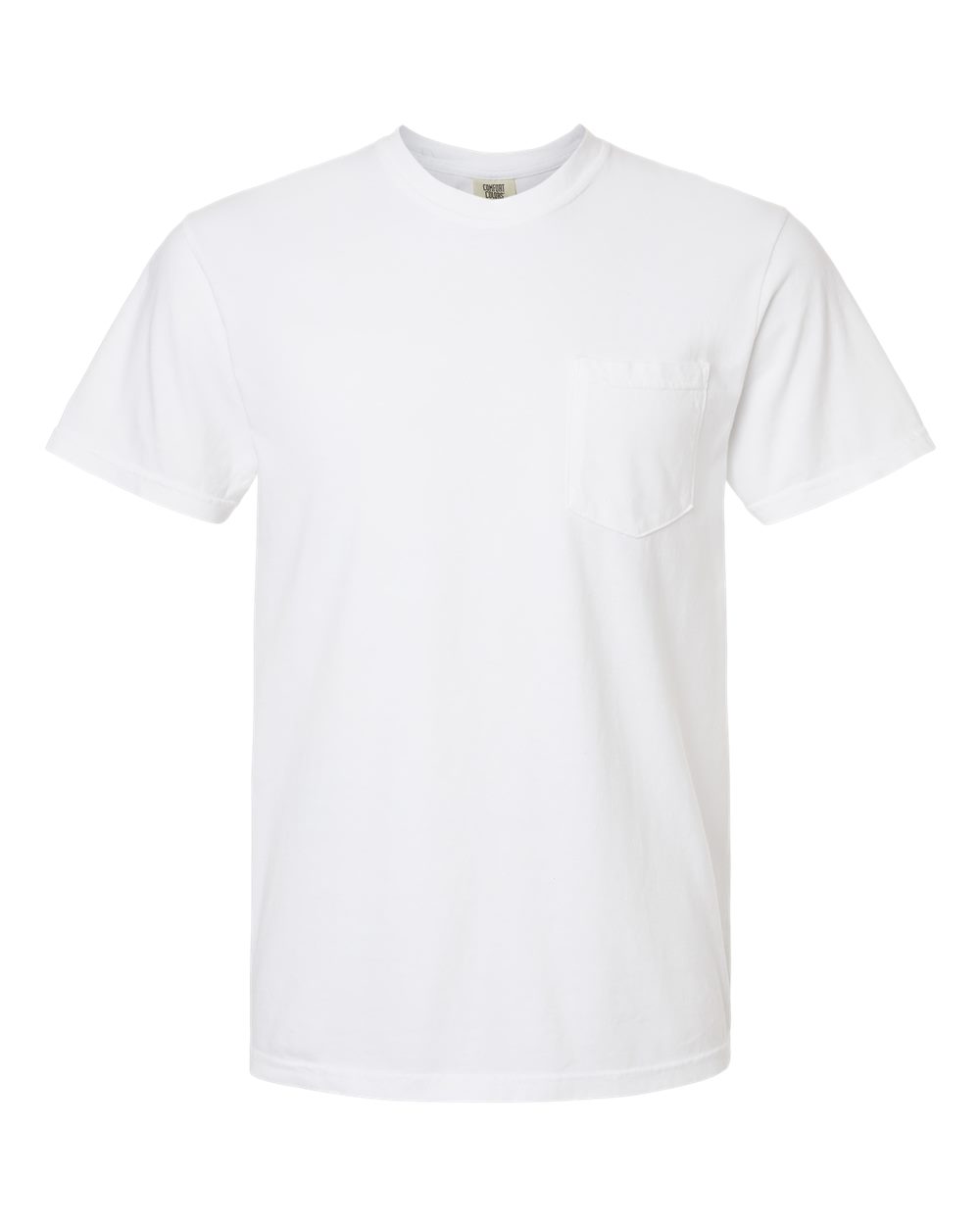 Unisex Garment-Dyed Heavyweight Pocket T-Shirt – 6030 – White