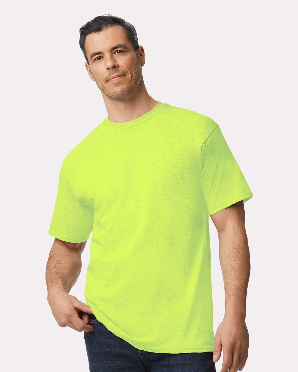 Men's Tall Ultra Cotton® T-Shirt – 2000T – Safety Green