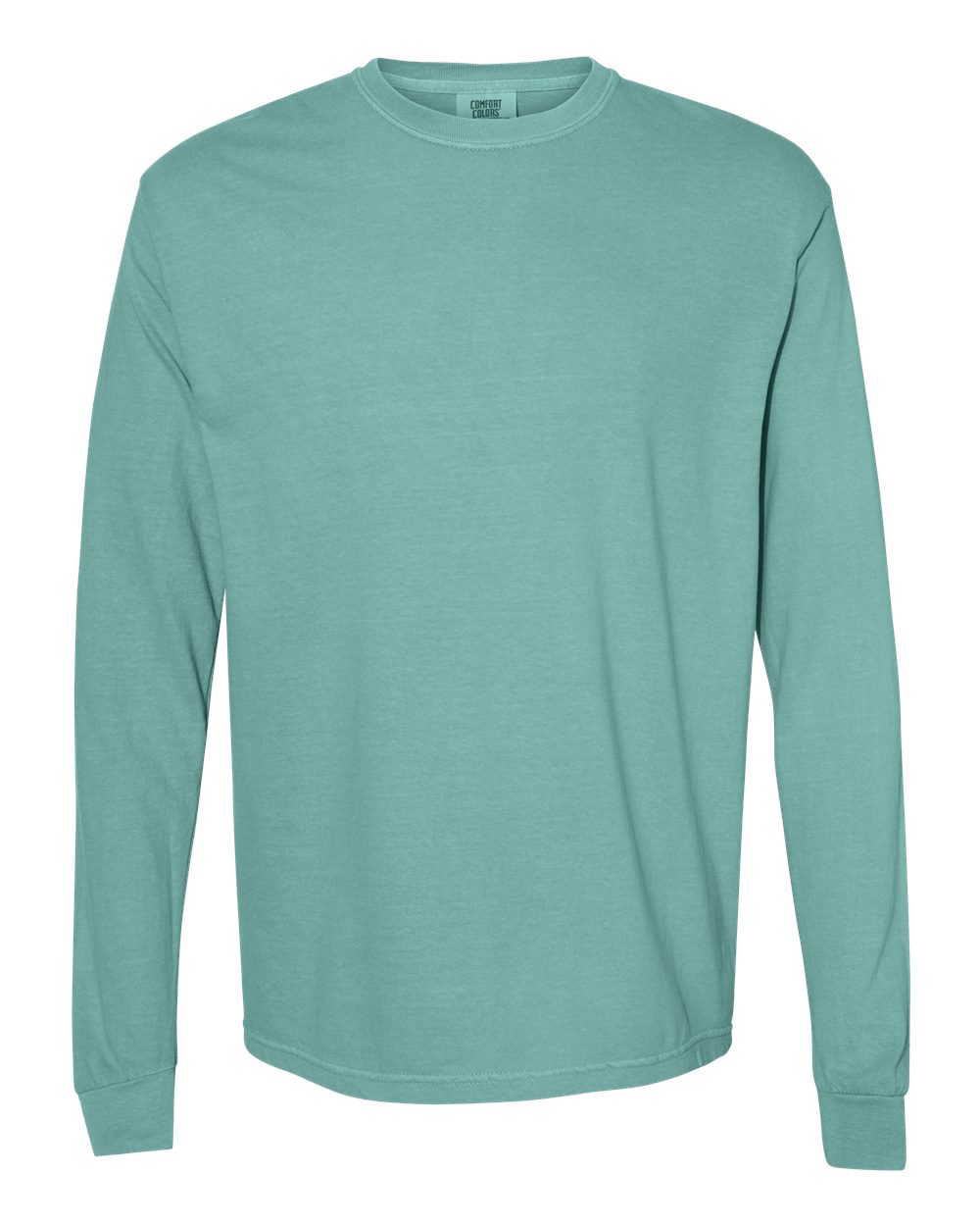 Unisex Garment-Dyed Heavyweight Long Sleeve T-Shirt – 6014 – Seafoam