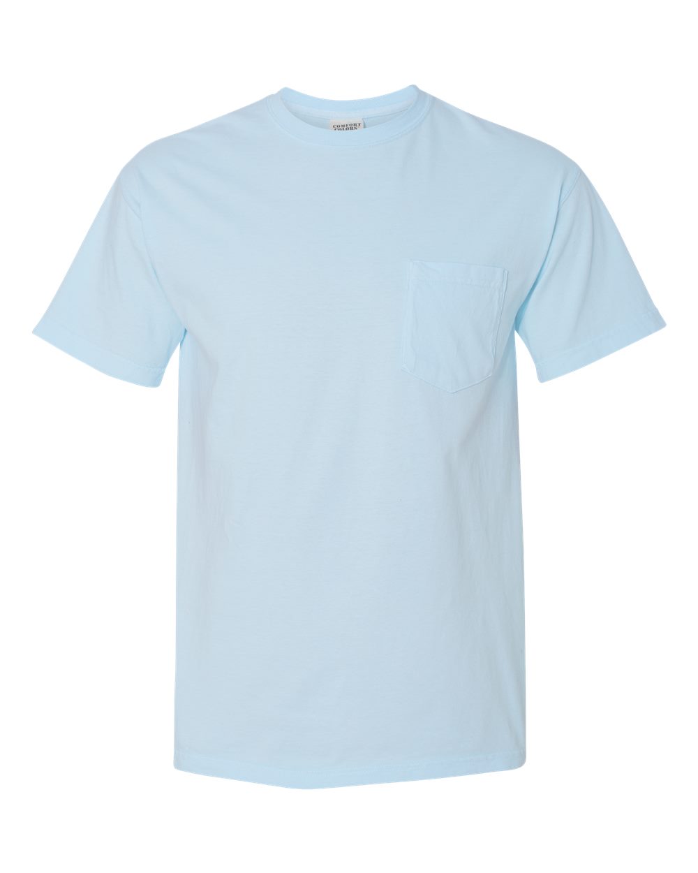 Unisex Garment-Dyed Heavyweight Pocket T-Shirt – 6030 – Chambray