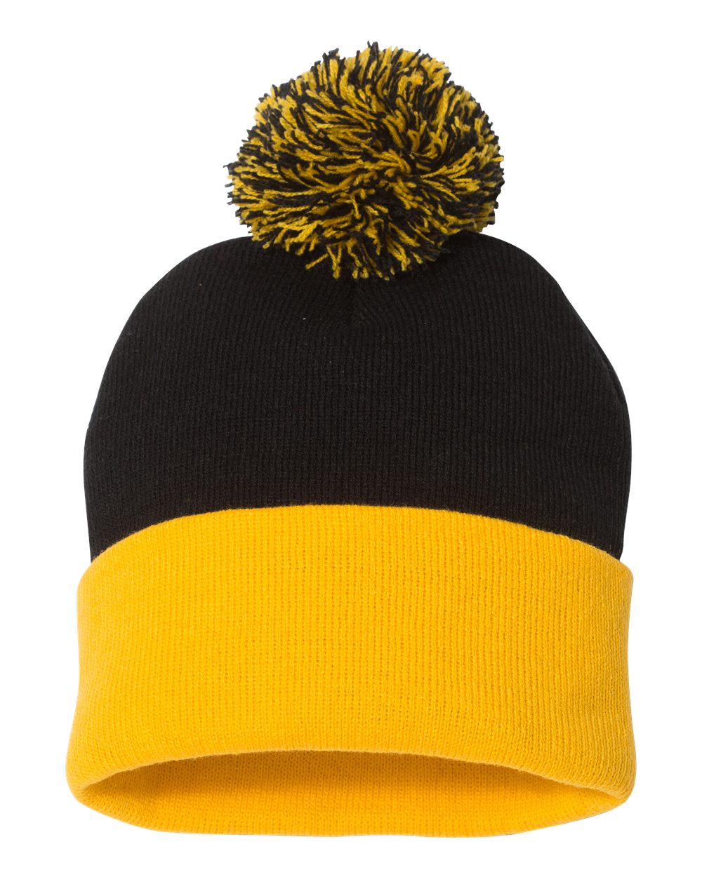 12" Pom-Pom Cuffed Beanie – SP15