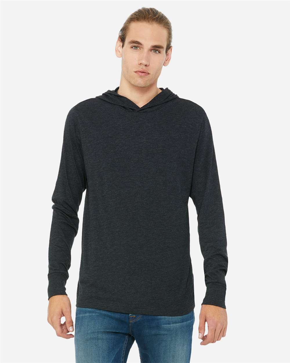 Unisex Jersey Hooded Long Sleeve Tee – 3512