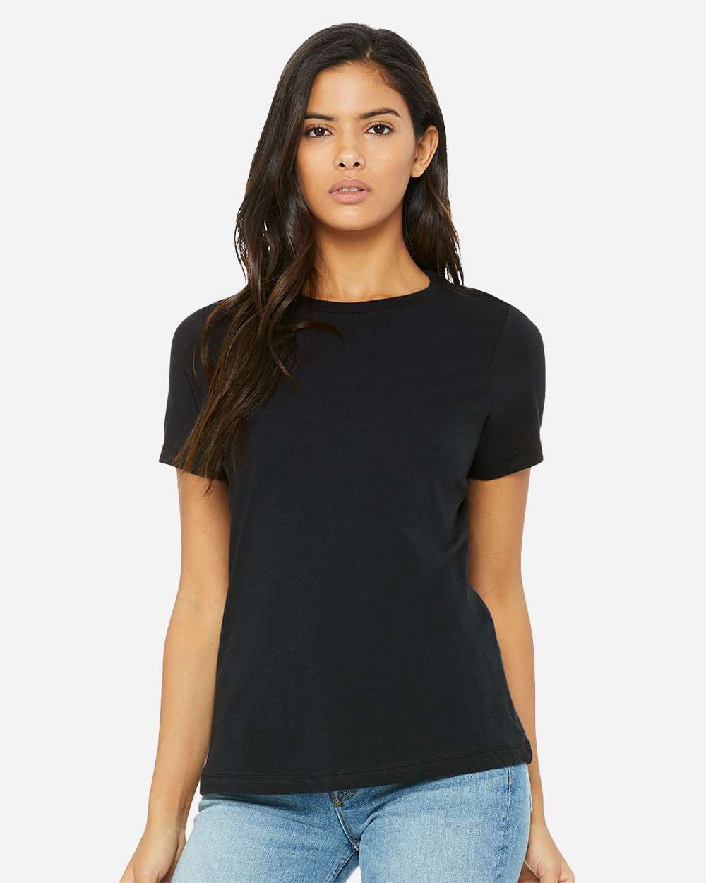 Women’s Relaxed Jersey Tee – 6400 – Vintage Black