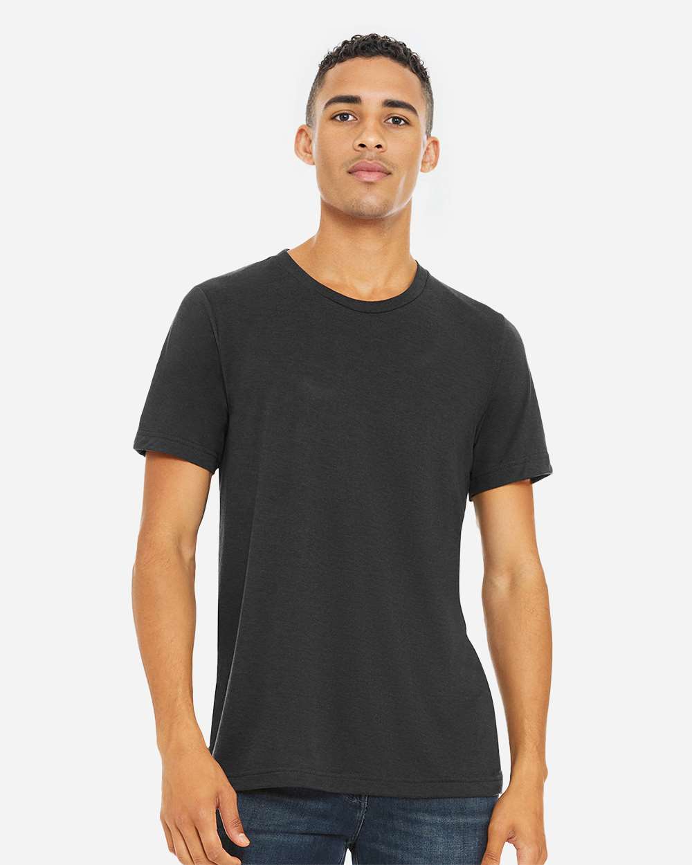 Triblend Tee – 3413 – Solid Dark Grey Triblend