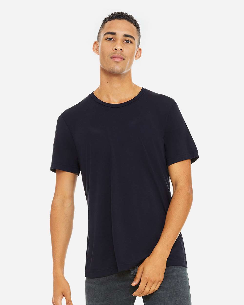 Triblend Tee – 3413 – Solid Navy Triblend