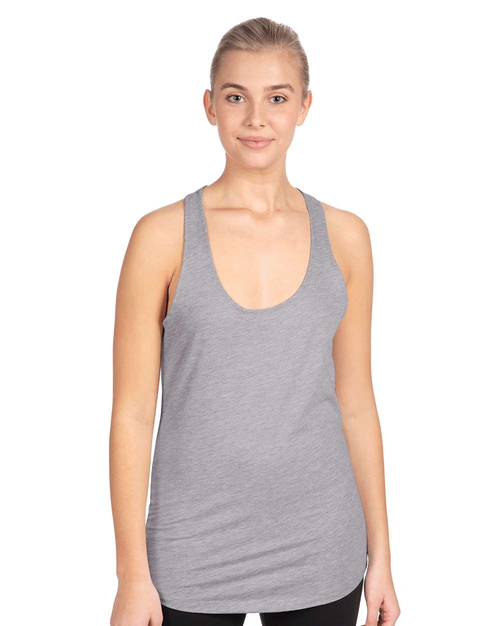 Women's Ideal Racerback Tank – 1533 – Heather Grey