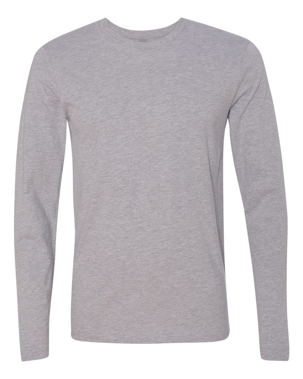 Unisex Cotton Long Sleeve Tee – 3601 – Heather Grey