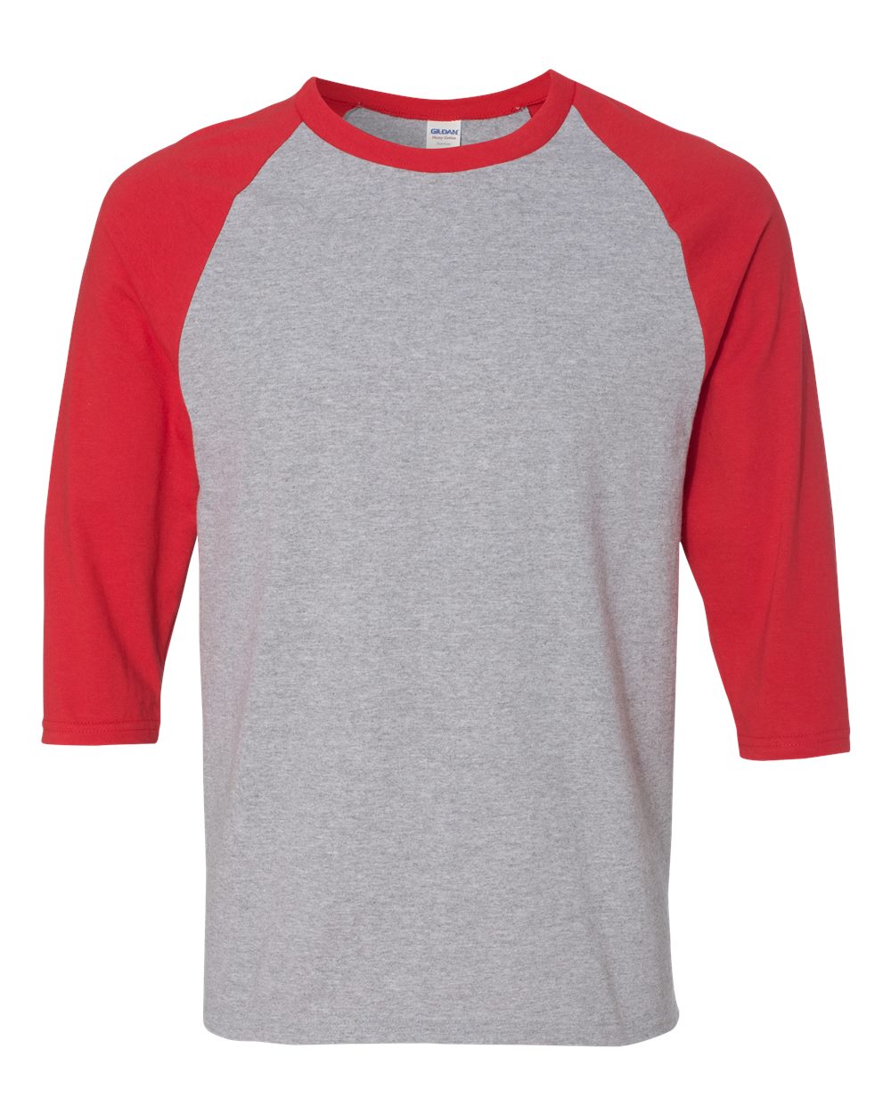 Unisex Heavy Cotton™ Raglan Three-Quarter Sleeve T-Shirt – 5700