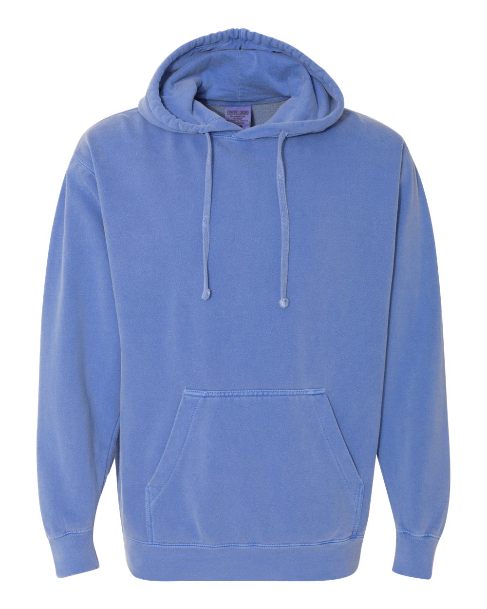 Unisex Garment-Dyed Hooded Sweatshirt – 1567 – Flo Blue