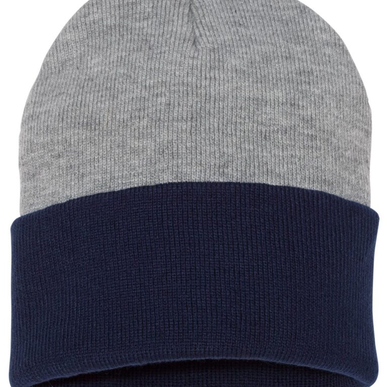 12" Color Blocked Cuffed Beanie – SP12T