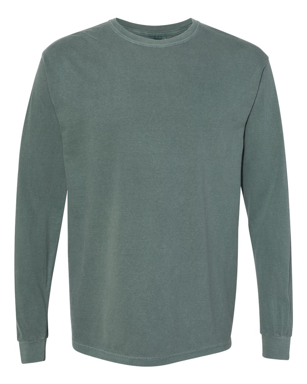 Unisex Garment-Dyed Heavyweight Long Sleeve T-Shirt – 6014 – Blue Spruce