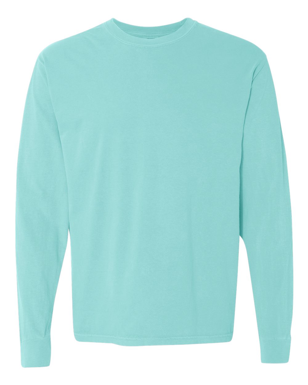 Unisex Garment-Dyed Heavyweight Long Sleeve T-Shirt – 6014 – Chalky Mint