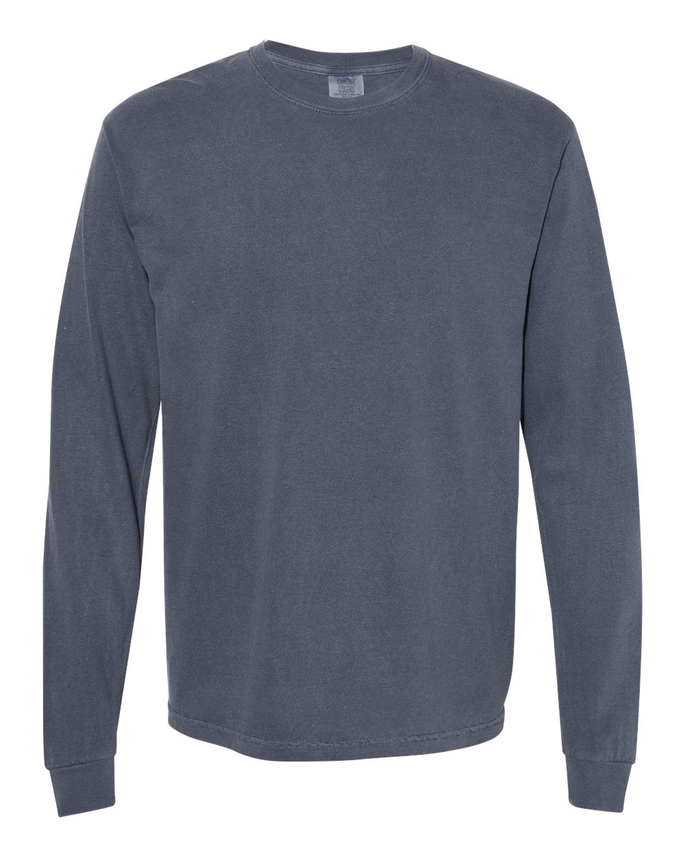 Unisex Garment-Dyed Heavyweight Long Sleeve T-Shirt – 6014 – Denim