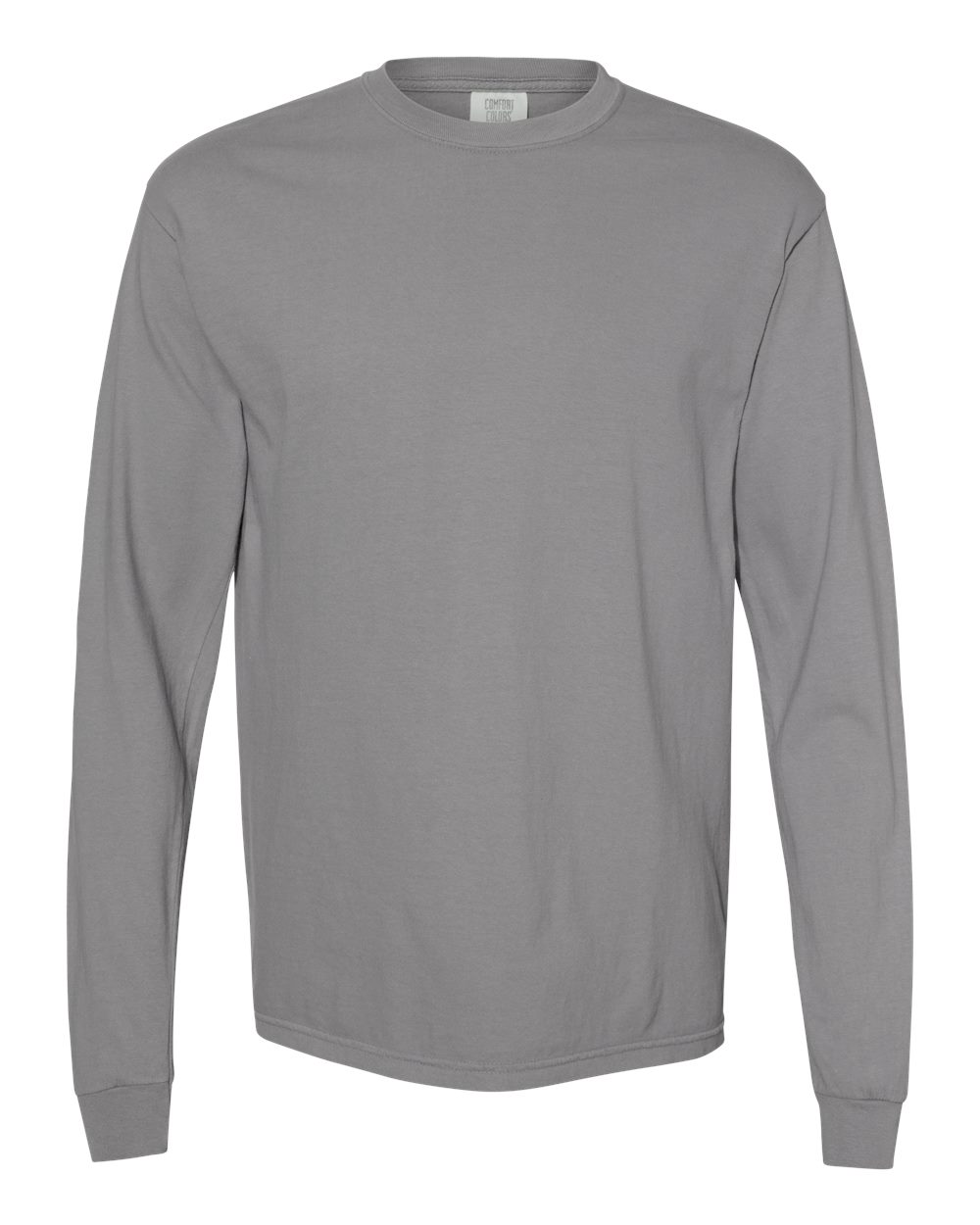 Unisex Garment-Dyed Heavyweight Long Sleeve T-Shirt – 6014 – Granite