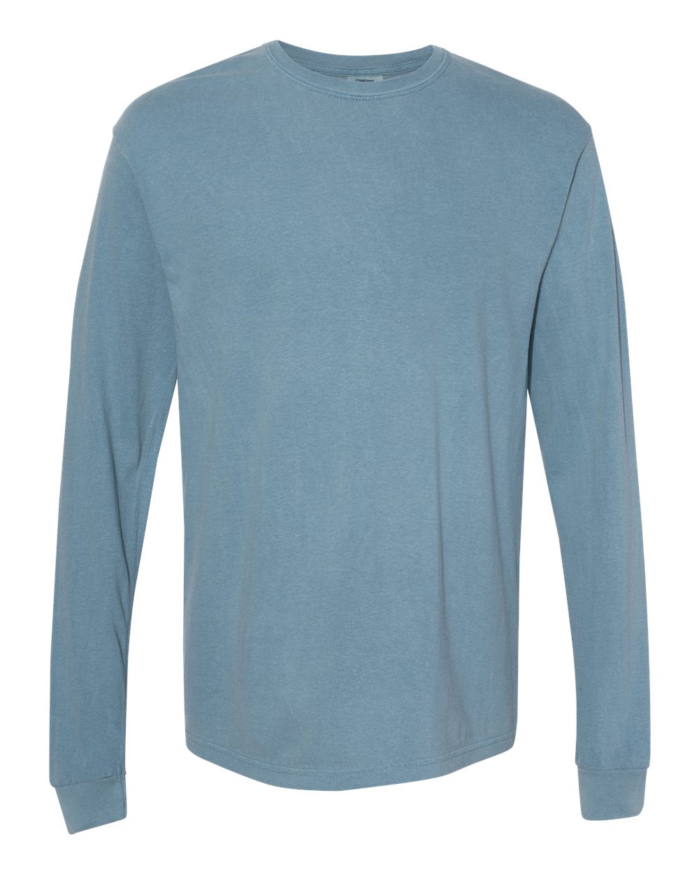 Unisex Garment-Dyed Heavyweight Long Sleeve T-Shirt – 6014 – Ice Blue