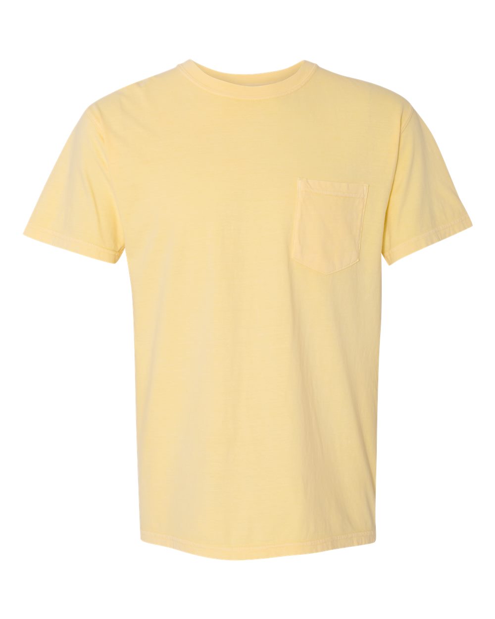 Unisex Garment-Dyed Heavyweight Pocket T-Shirt – 6030 – Butter