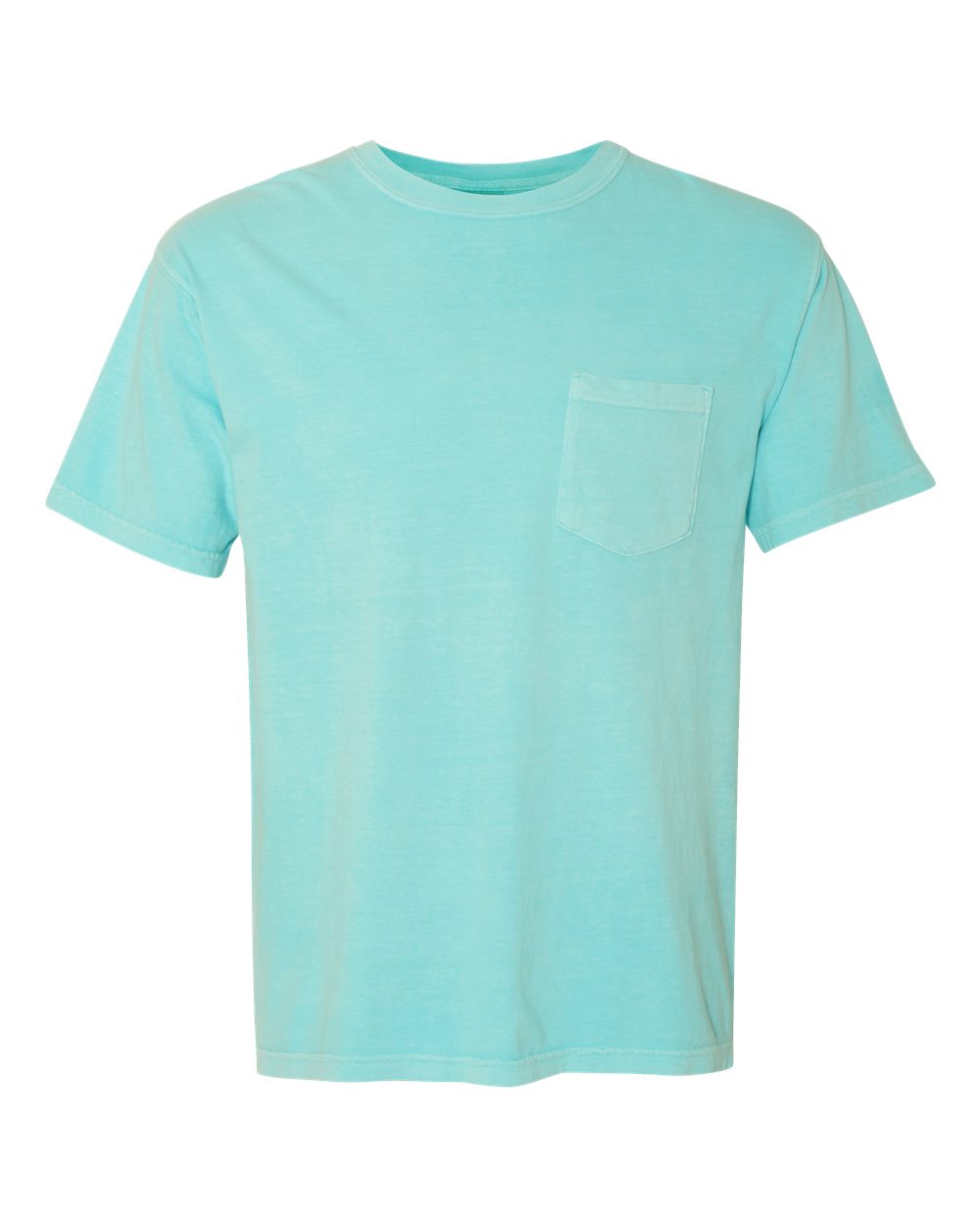 Unisex Garment-Dyed Heavyweight Pocket T-Shirt – 6030 – Chalky Mint