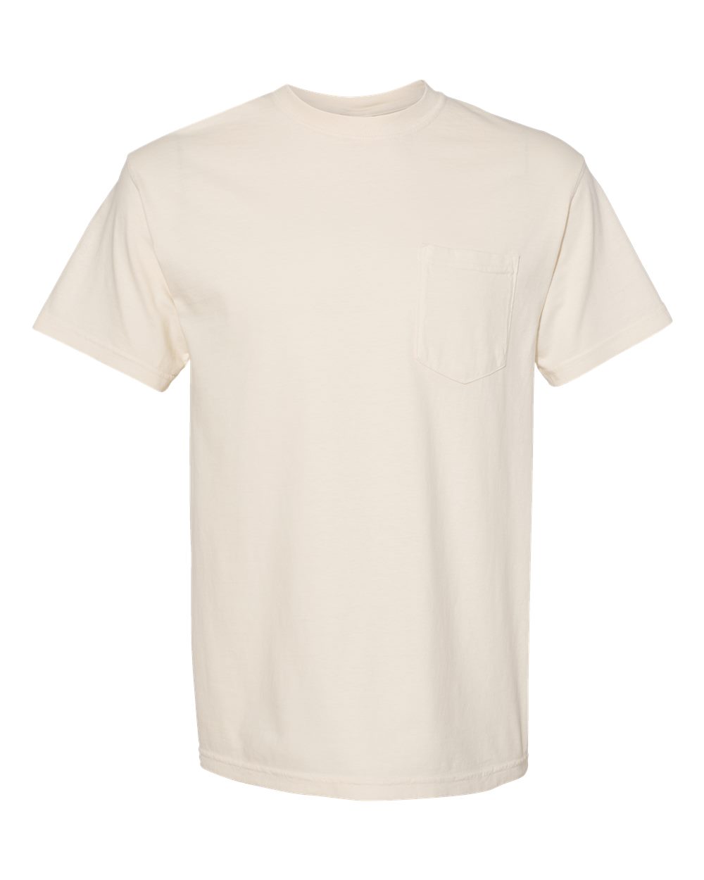 Unisex Garment-Dyed Heavyweight Pocket T-Shirt – 6030 – Ivory