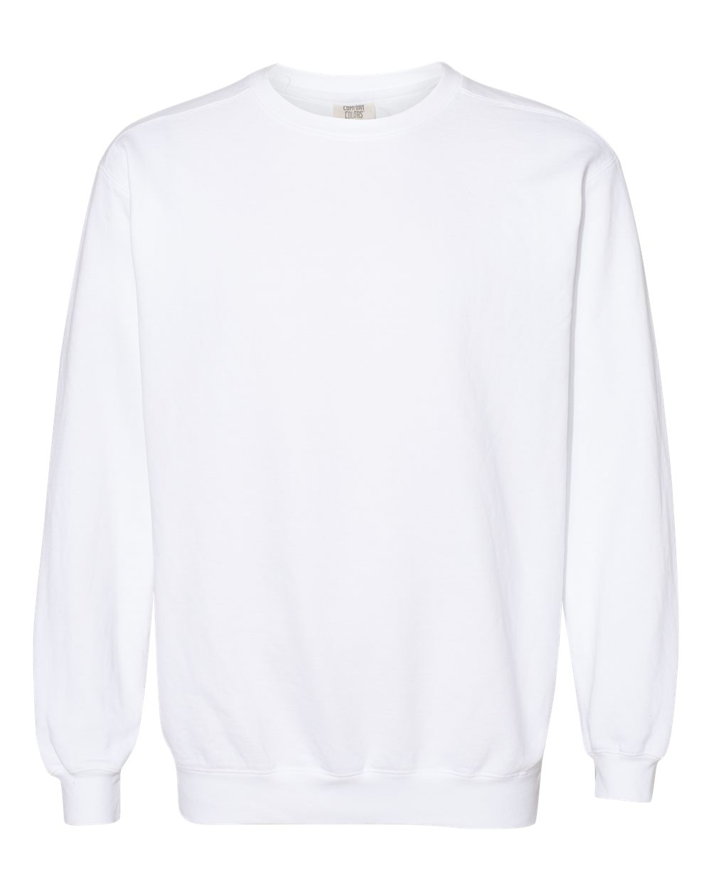 Unisex Garment-Dyed Crewneck Sweatshirt – 1566 – White