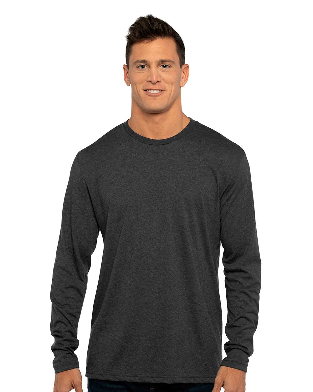 Unisex Triblend Long Sleeve Tee – 6071 – Vintage Black