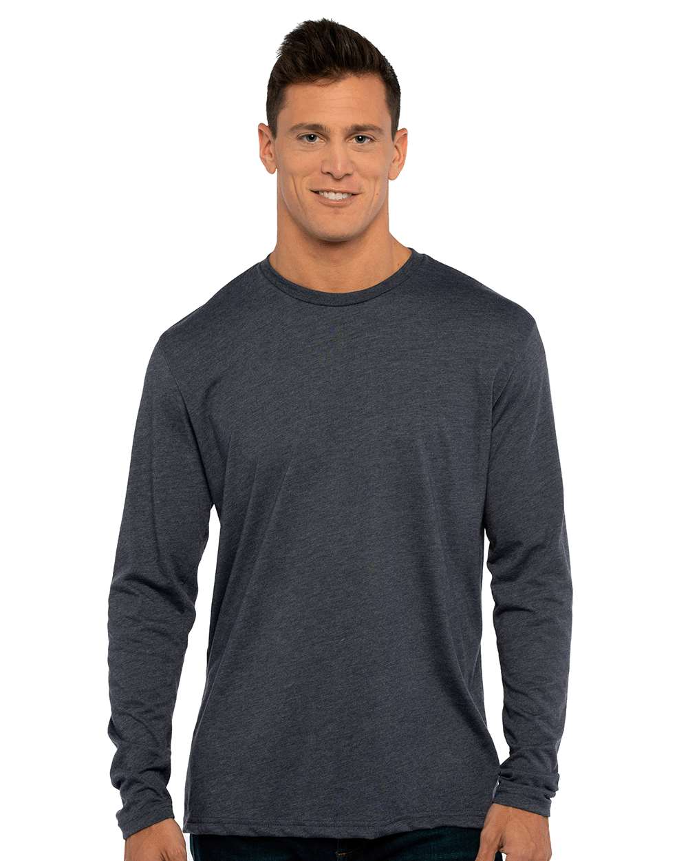 Unisex Triblend Long Sleeve Tee – 6071 – Vintage Navy