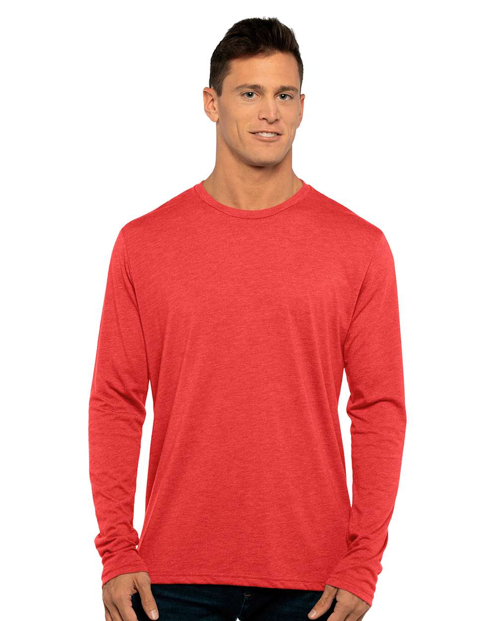 Unisex Triblend Long Sleeve Tee – 6071 – Vintage Red
