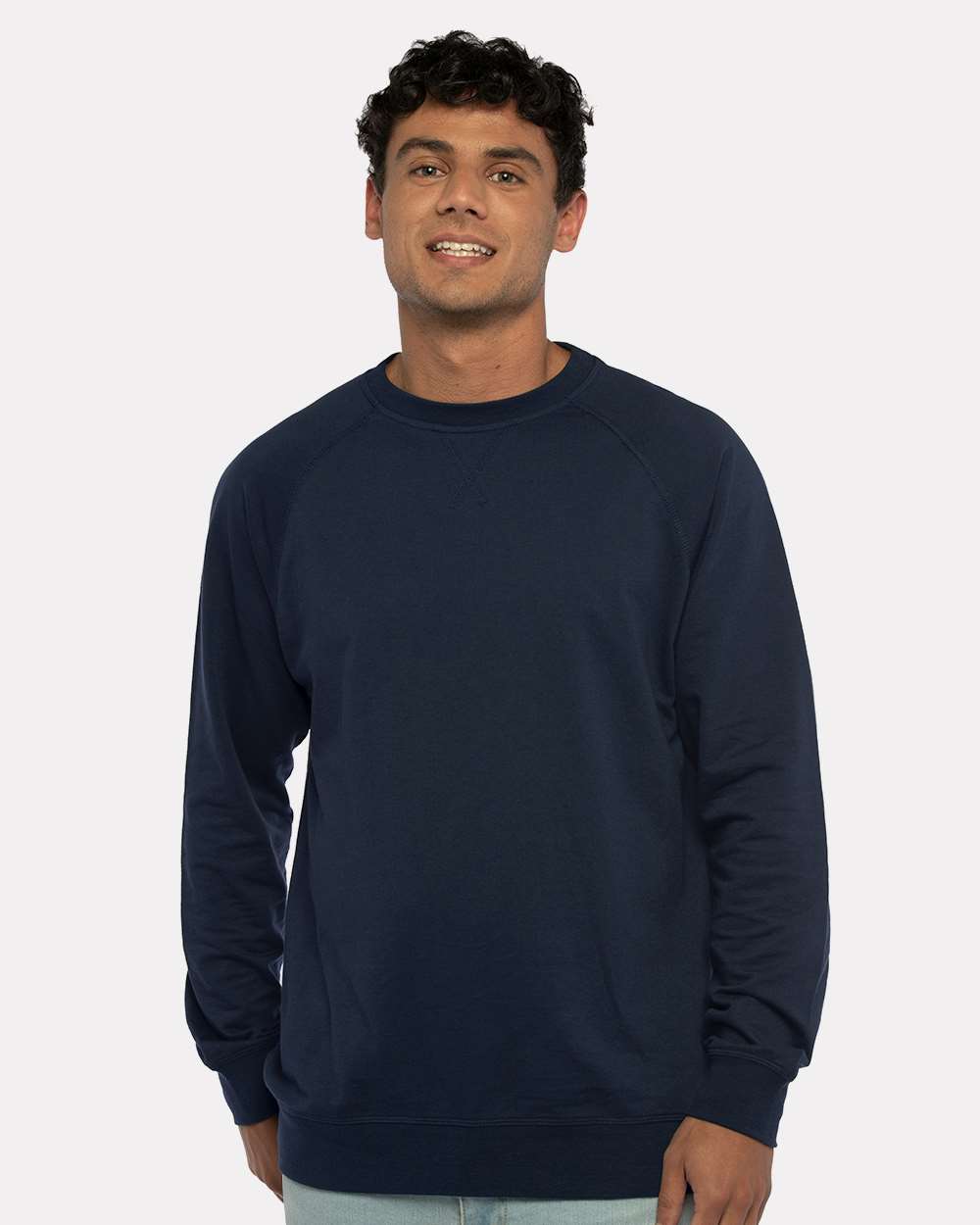 Unisex Laguna Raglan Crewneck Sweatshirt – 9000 – Midnight Navy