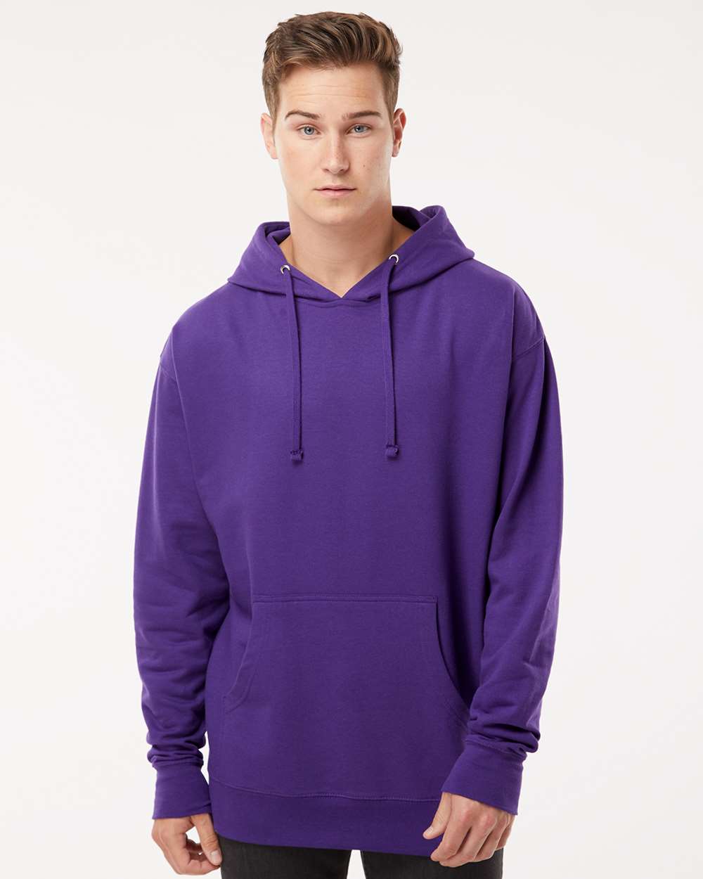 Unisex Midweight Hooded Sweatshirt – SS4500 – Purple