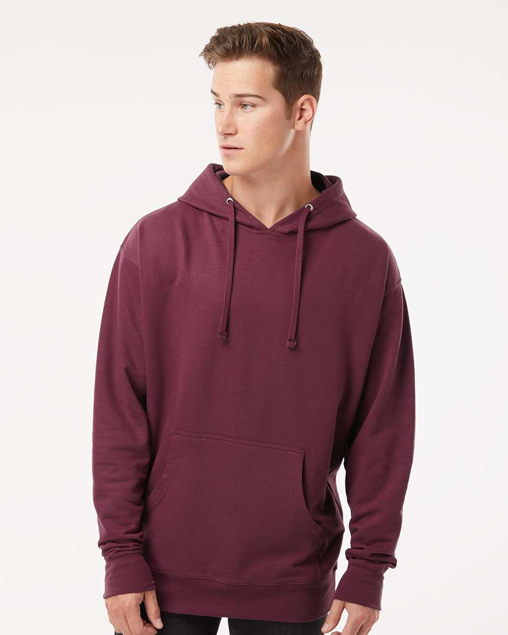 Unisex Midweight Hooded Sweatshirt – SS4500 – Maroon
