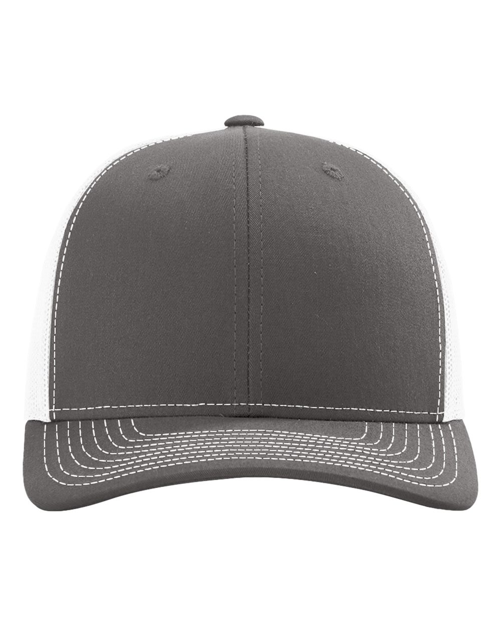 Snapback Trucker Cap – 112 – Charcoal/ White