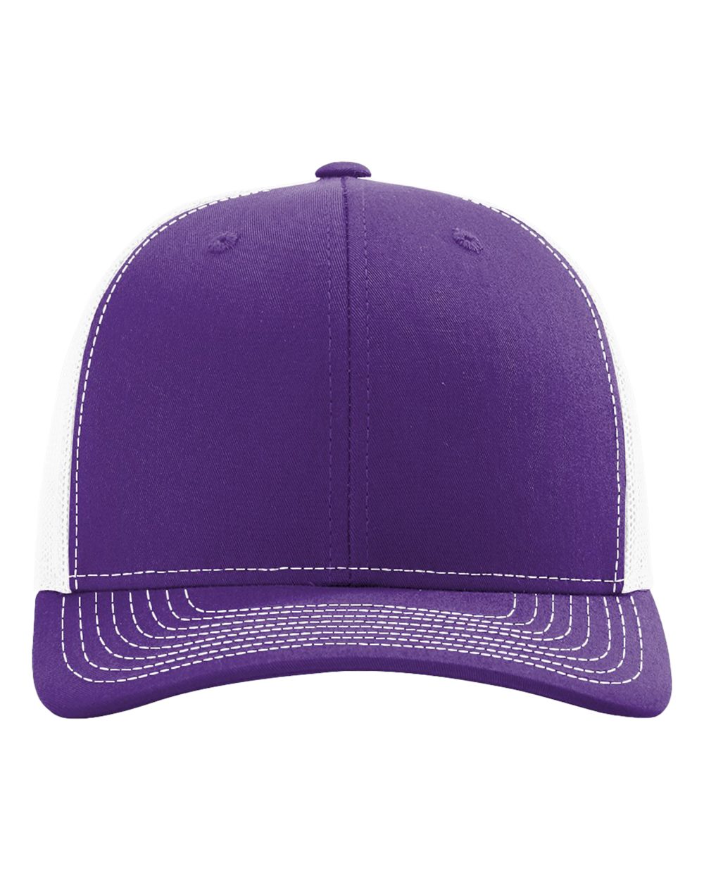 Snapback Trucker Cap – 112 – Purple/ White
