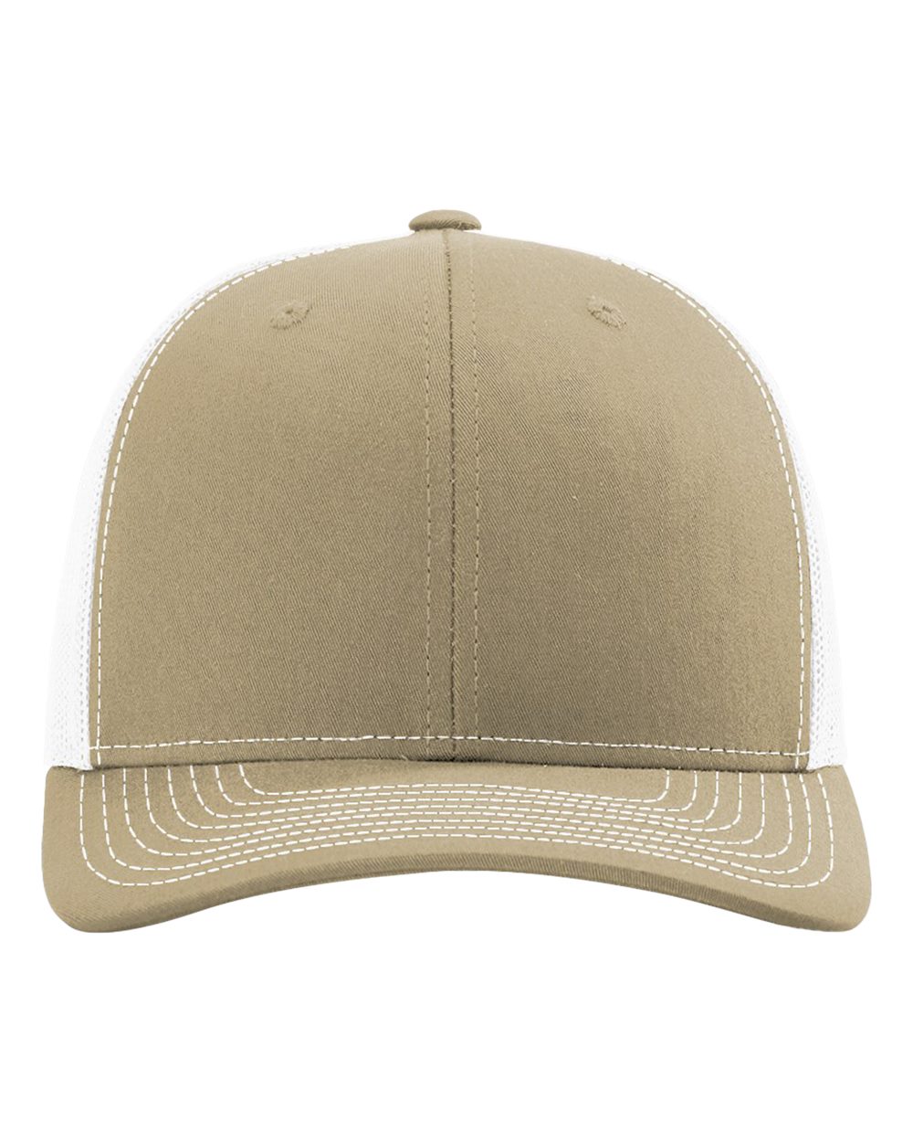 Snapback Trucker Cap – 112 – Khaki/ White