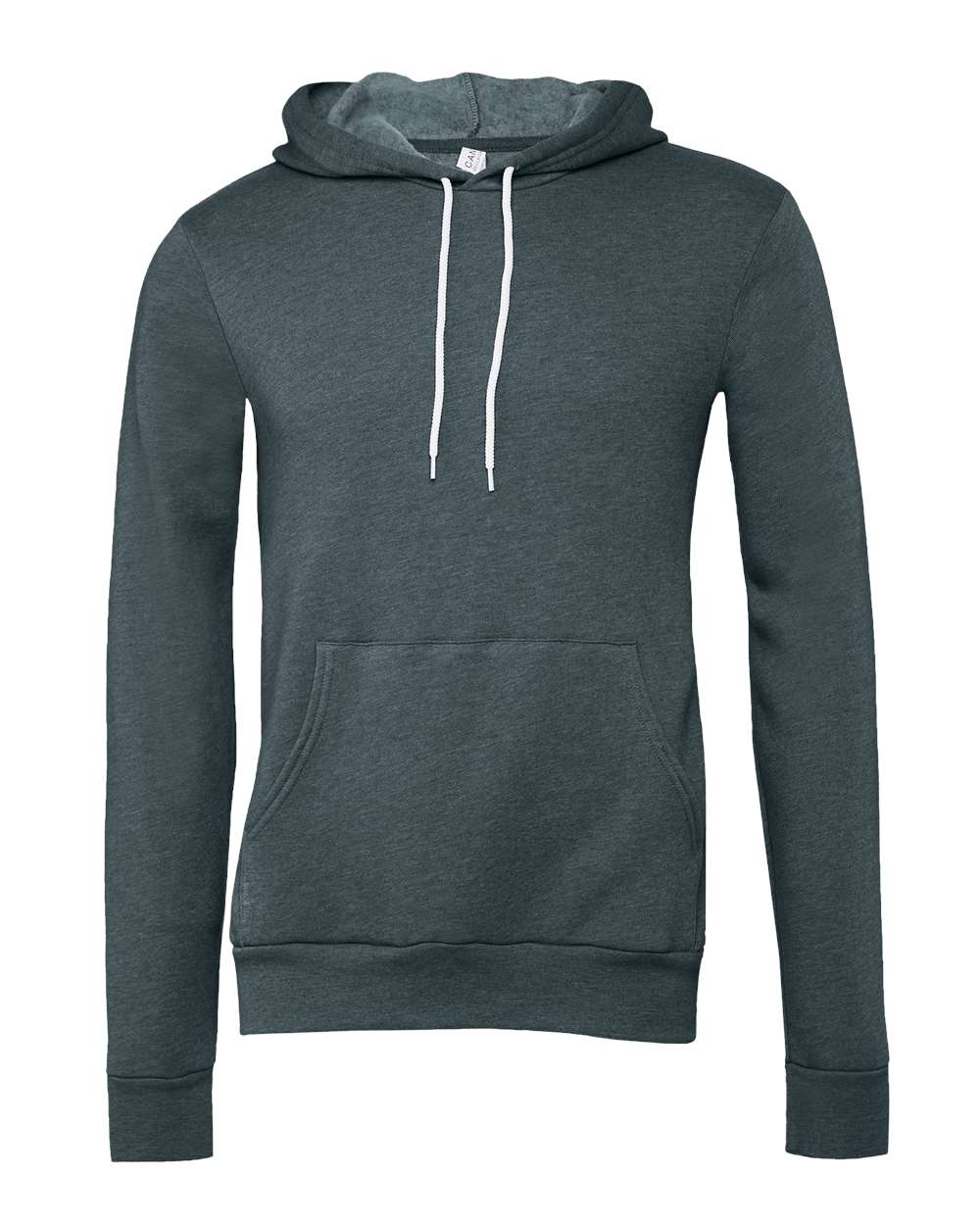 Unisex Sponge Fleece Hoodie Sweatshirt – 3719 – Heather Slate
