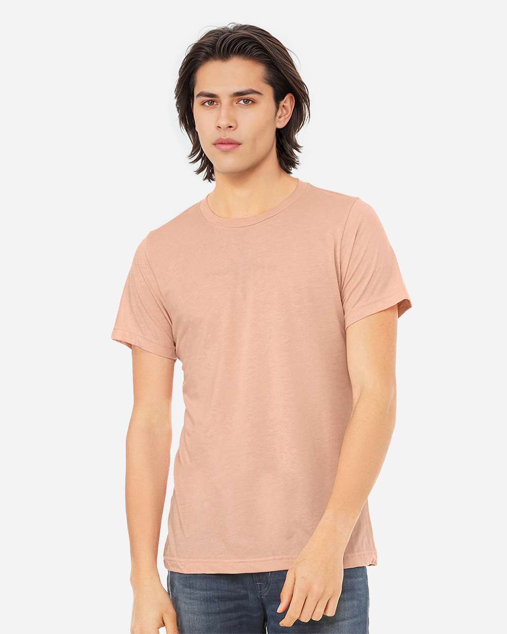 Triblend Tee – 3413 – Peach Triblend