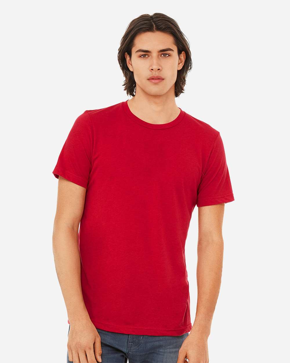 Triblend Tee – 3413 – Solid Red Triblend