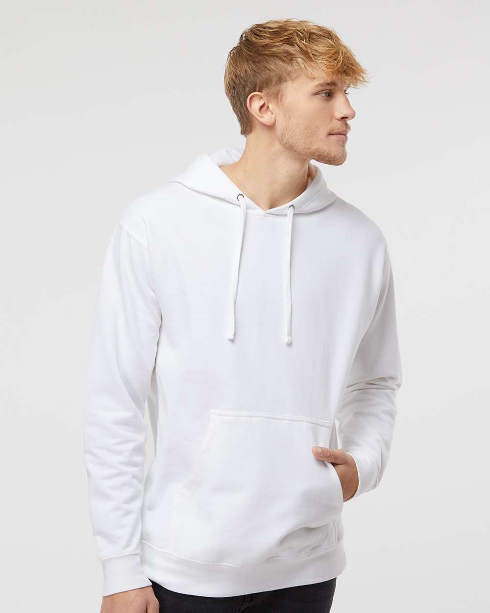 Unisex Midweight Hooded Sweatshirt – SS4500 – White