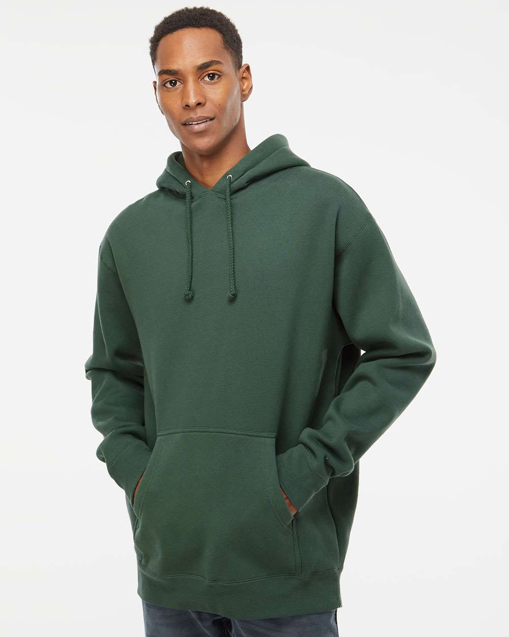 Unisex Heavyweight Hooded Sweatshirt – IND4000 – Alpine Green