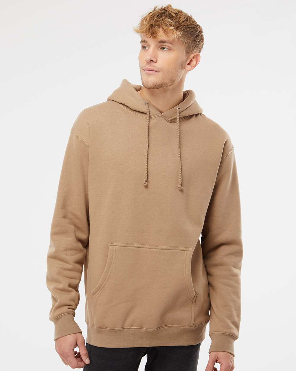 Unisex Heavyweight Hooded Sweatshirt – IND4000 – Sandstone