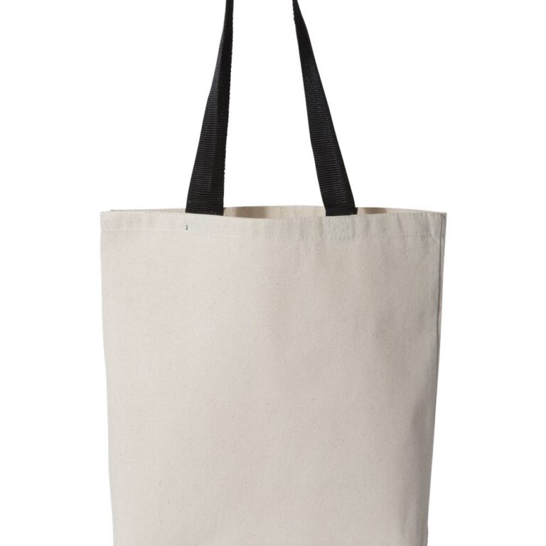 11L Canvas Tote with Contrast-Color Handles – Q4400