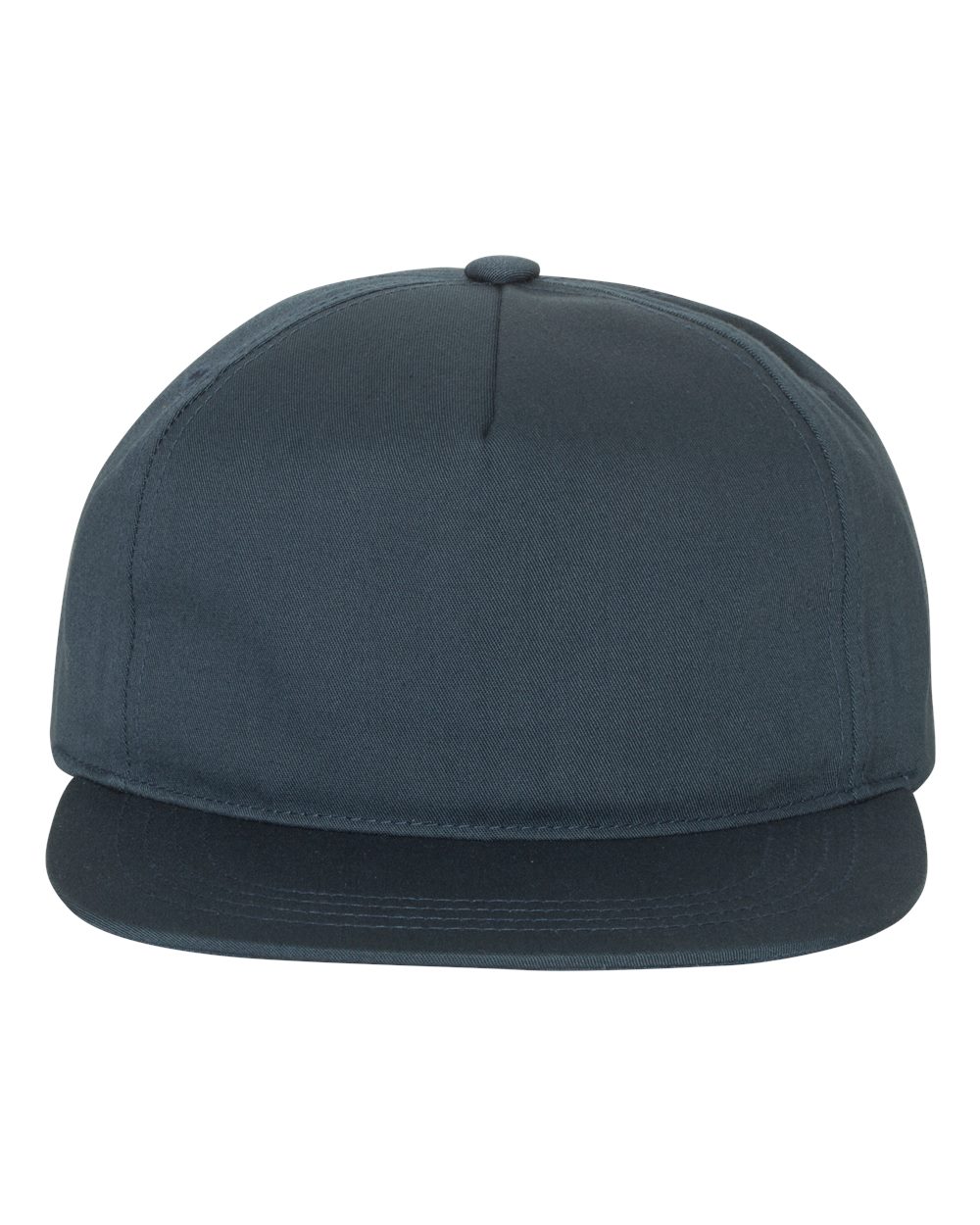 Lightly-Structured Five-Panel Snapback Cap – 6502
