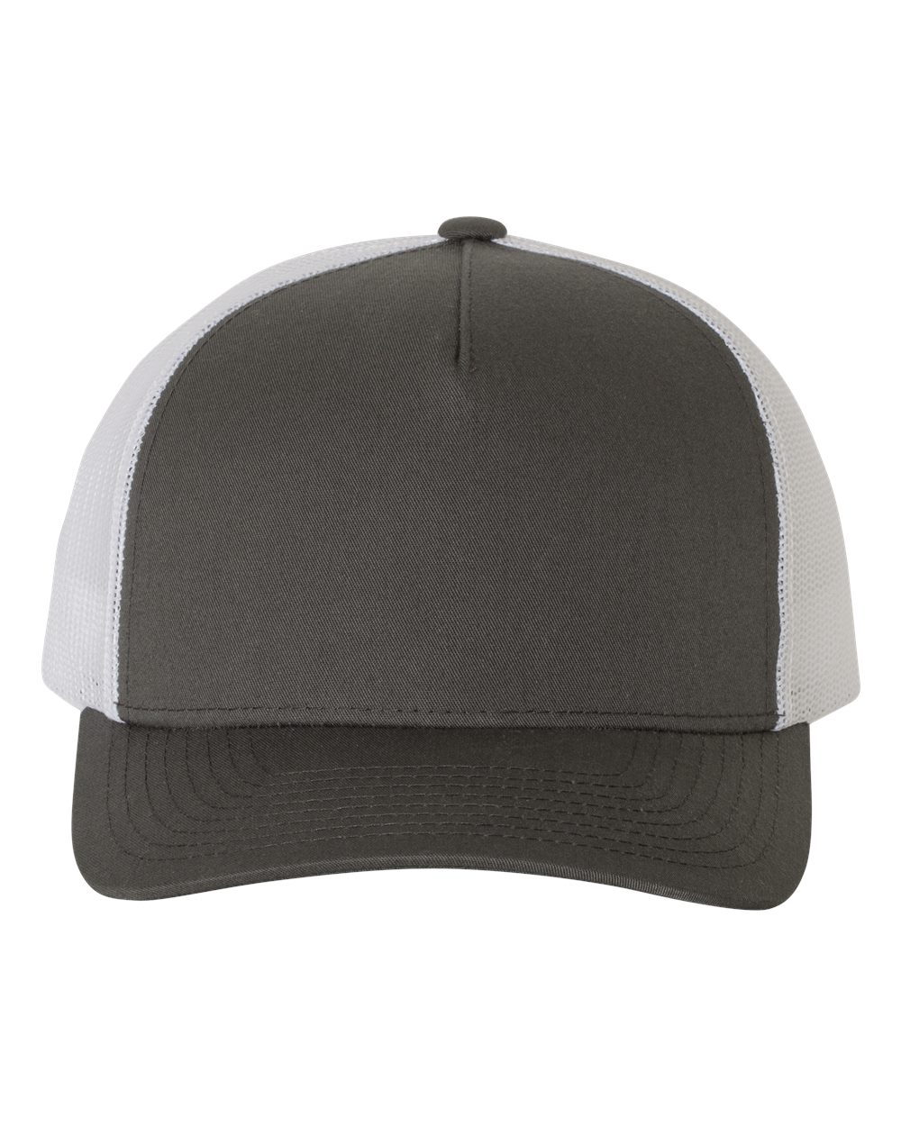 Five-Panel Retro Trucker Cap – 6506 – Charcoal/ White