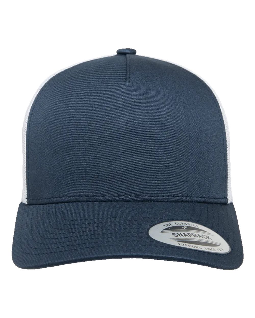 Five-Panel Retro Trucker Cap – 6506 – Navy/ White