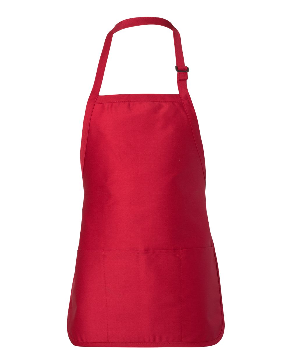 Full-Length Apron with Pouch Pocket – Q4250 – Red