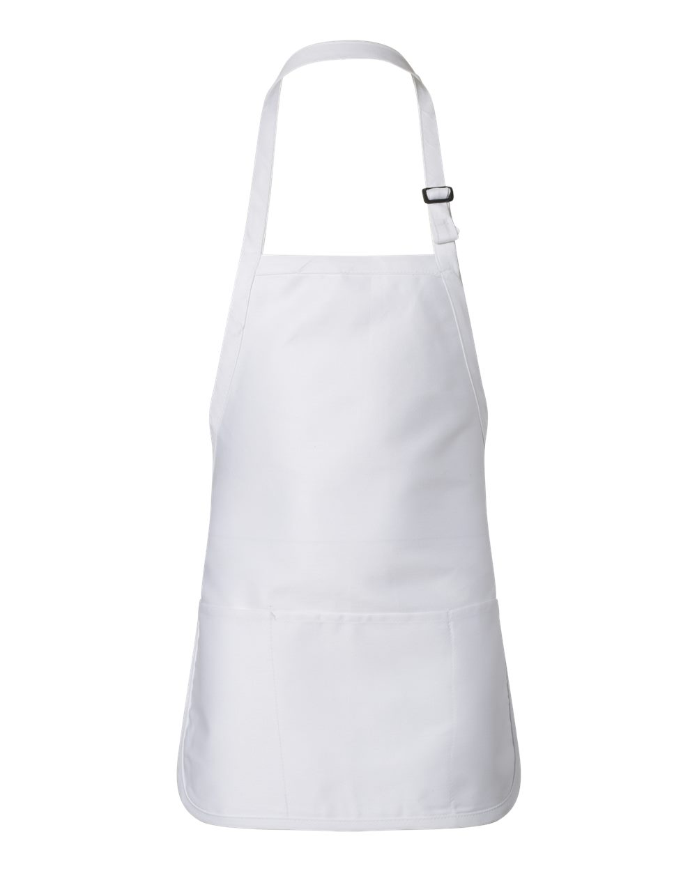 Full-Length Apron with Pouch Pocket – Q4250 – White