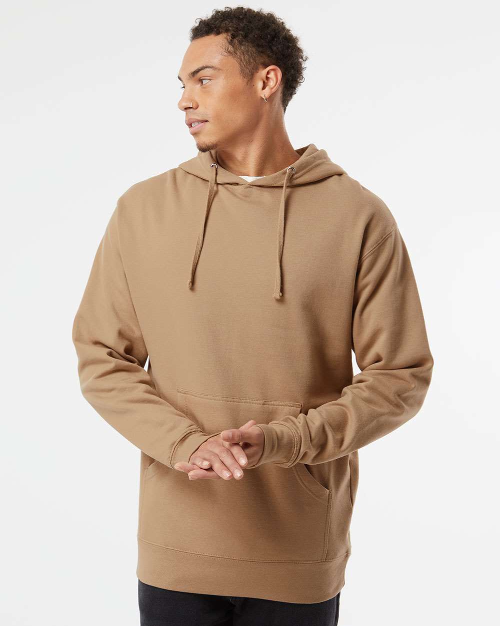 Unisex Midweight Hooded Sweatshirt – SS4500 – Sandstone